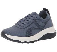 Clarks Damen Circuit Tie Sneaker, Denim Blue Knit, 41 EU