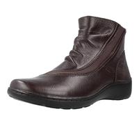 Clarks Damen Cora Derby Mode Stiefel, Dunkelbraun, 36 EU