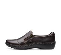 Clarks Damen Cora Harbor Loafer, Dunkelbraunes Leder, 37 EU