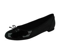 Clarks Damen Couture Bloom Geschlossene Ballerinas, Schwarz (Black Patent) ,34 EU