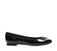 Clarks Damen Couture Bloom Geschlossene Ballerinas, Schwarz (Black Patent) ,42 EU