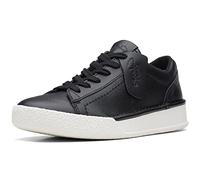 Clarks Damen Craft Cup Walk Sneaker, Black Leather, 37.5 EU