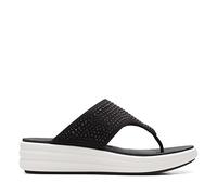 Clarks Damen Drift Jaunt Flipflop, Black, 35.5 EU