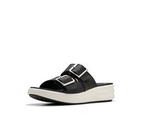 Clarks Damen Drift-Schnalle Schiebe-Sandalen, Schwarz, 38 EU
