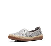 Clarks Damen Elaina Rubin Slipper, Pewter Textile, 36.5 EU