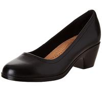 Clarks Damen Emily 2 Rubin, Schwarz Leder, 42.5 EU Weit