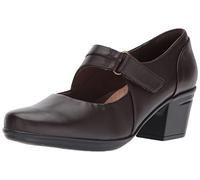 Clarks Damen Emslie Lulin Pump, Braunes Leder, 5