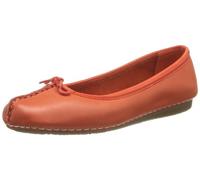 Clarks Damen Freckle Ice Ballerinas, Orange Orange Leather, 37 EU