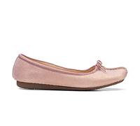 Clarks Damen Freckle Ice Ballerinas, Pink Metallic, 35.5 EU