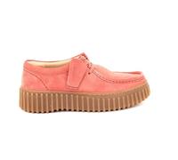 Clarks Damen Halbschuhe TORHILL BEE Rot Rauleder, Größe:3½, Farbauswahl:Rose/pink