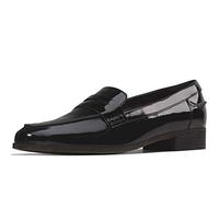 Clarks Damen Hamble Loafer, Schwarzes Patent, 37 EU