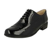 Clarks Damen Hamble Oak Derby, Schwarz Black Patent, 36 EU