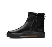 Clarks Premium Hollyhock Lane Chelsea-Stiefel für Damen, Schwarz, Wlined Lea, Größe 37, Black Wlined Lea, 37.5 EU
