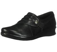 Clarks Damen Hope Roxanne Halbschuhe Slipper, schwarzes Leder, 39 EU Weit
