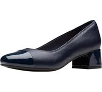 Clarks Damen Iridessa May, Marineblaues Leder, 12