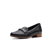 Clarks Damen Julia Aster Slipper, Schwarz Leder, 39.5 EU