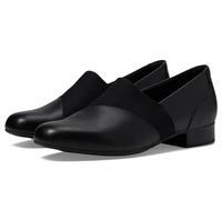 Clarks Damen Juliet Gem Slipper, Schwarz Leder, 37 EU Weit