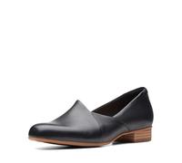 Clarks Damen Juliet Palm Slipper, schwarzes Leder, 41 EU Weit