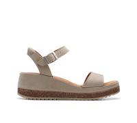 Clarks Damen Kassanda Lily Sandale, Stone Nubuck, 40 EU