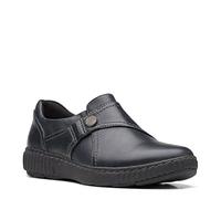 Clarks Damen Kollektion Loafer, Schwarzes Leat, 11 Wide