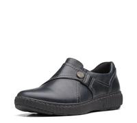 Clarks Damen Kollektion Loafer, Schwarzes Leat, 8 Wide