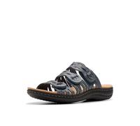 Clarks Damen Laurieann Rubin Flache Sandale, blau grau, 36 EU Weit