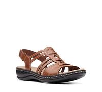 Clarks Damen Leisa Janna Sandale, Hellbraunes Leder, 44 EU