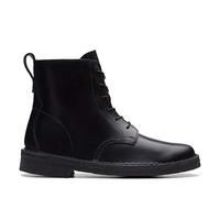 Clarks Damen Mali. Desert Boots, Schwarz (Black Polished Black Polished)