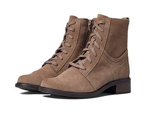 Clarks Damen Maye Step Fashion Boot, Pebble Suede, 37.5 EU