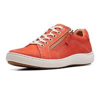 Clarks Damen Nalle Lace Sneaker, Grenadine Nubuck, 37 EU