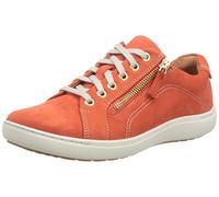 Clarks Damen Nalle Lace Sneaker, Grenadine Nubuck, 38 EU Weit