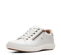 Clarks Damen Nalle Lace Sneaker White Leather