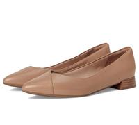 Clarks Damen Natalyn Wish Ballerinas, Warmes, beigefarbenes Leder, 40 EU