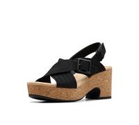 Clarks Damen Nerisa West, Schwarz Nubuk, 9