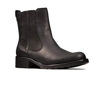 Clarks Damen Orinoco Hot Biker Boots, Schwarz (Black Nubuck)