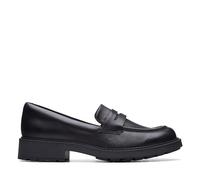 Clarks Originals Schnürschuh Orinoco2 Penny Damen Leder schwarz Cushion Plus-Fußbett Gr. 36