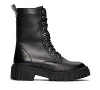 Clarks Damen Page Lace Leder Black Stiefel 37.5 EU