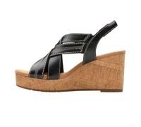 Clarks Damen Sabina Sling Sandale, Black/Black, 42 EU