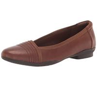 Clarks Damen Sara Erin Ballerinas, Hellbraunes Leder, 40 EU