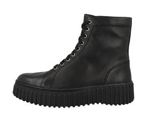 Clarks Damen Schnürboots Torhill Rise Schwarz 39,5