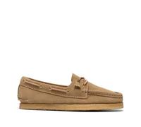 Clarks Originals Bootsschuh Godney Boat Maple Suede Beige Damen Größe 37