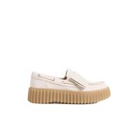 Clarks Damen - Schnürschuhe Torhill Boat beige EU-Größe 40