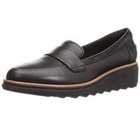 Clarks Damen Sharon Gracie Loafer, Schwarz Soft, 39.5 EU