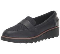 Clarks Damen Sharon Gracie Slipper, Navy Combi Leather, 40 EU