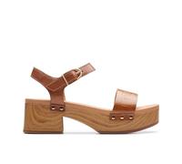 Clarks Damen Sivanne Bay Leder Tan Interest Sandalen 38 EU