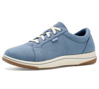 Clarks Damen-Sneaker Breeze Rose | Schnürschuh Freizeit-Sneaker Textil Kissen Weiches Fußbett Cloudsteppers Collection