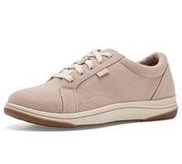 Clarks Damen-Sneaker Breeze Rose | Schnürschuh Freizeit-Sneaker Textil Kissen Weiches Fußbett Cloudsteppers Collection