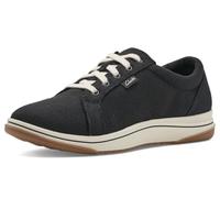 Clarks Damen-Sneaker Breeze Rose | Schnürschuh Freizeit-Sneaker Textil Kissen Weiches Fußbett Cloudsteppers Collection