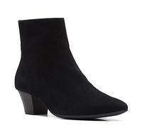 Clarks Damen Teresa Fashion Boot, Schwarze Velourslederoptik, 40.5 EU