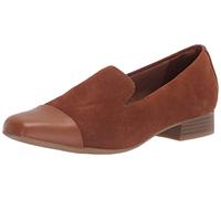 Clarks Damen Tilmont Step Slipper, Dunkelbraunes Wildleder, 44 EU Weit